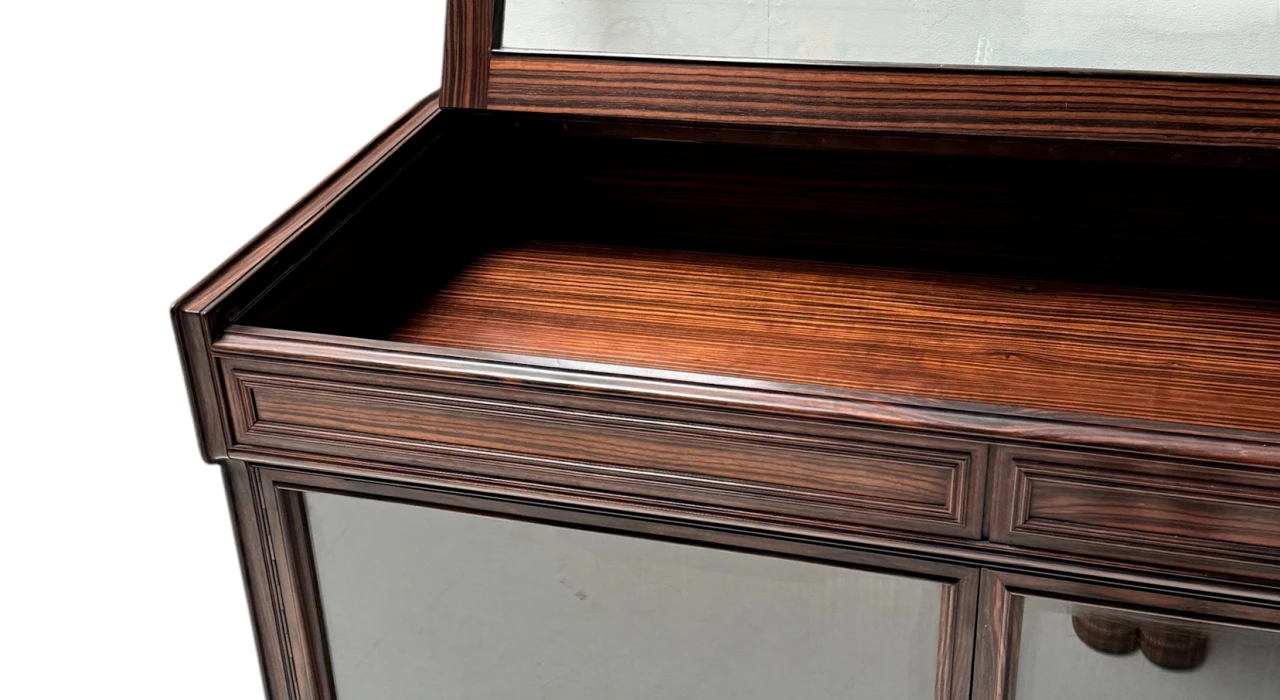 Art Deco Amsterdamse School Vitrine or display cabinet by Napoleon Le Grand